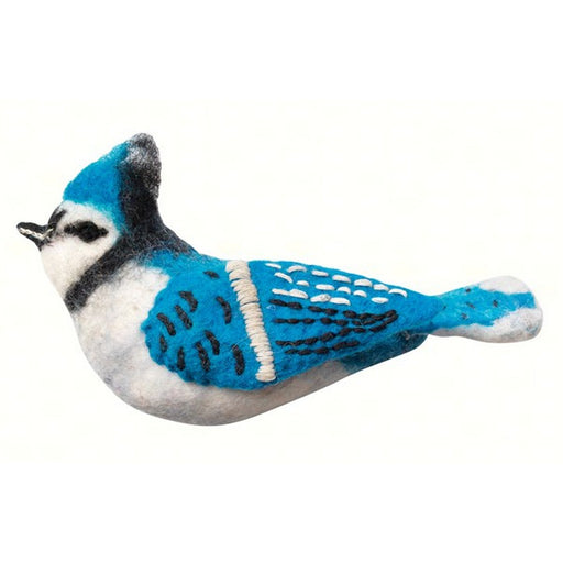 Blue Jay Woolie Ornament