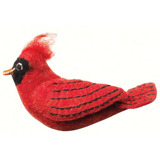 Cardinal Woolie Ornament