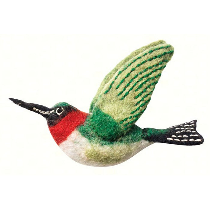 Hummingbird Woolie Ornament