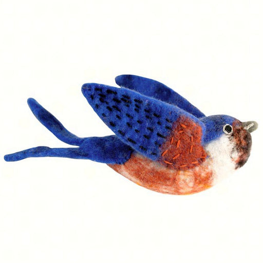 Barn Swallow Woolie Ornament