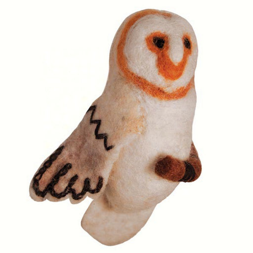 Barn Owl Woolie Ornament