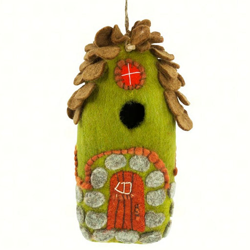 Forest House Felt Bird House