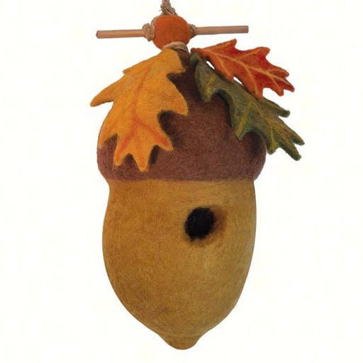 Pin Oak Acorn Felt Bird House