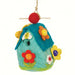 Flower House Felt Bird House