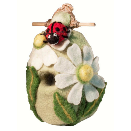 Ladybug Felt Birdhouse