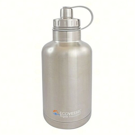 Boss Insulated Growler - 64 oz - Silver