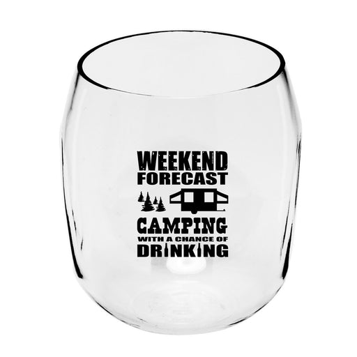 Camping Forecast EverDrinkware Wine Tumbler