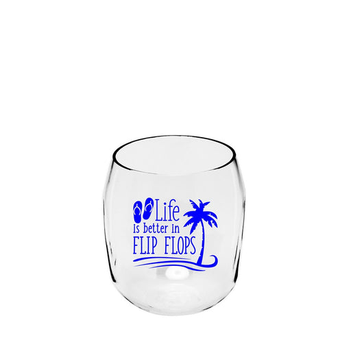 Life is Better in Flip Flops Ever Drinkware Wine Tumbler