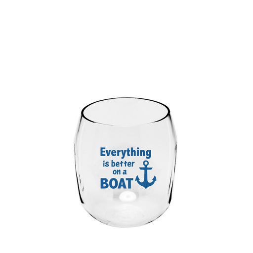 Everything is Better on a Boat Ever Drinkware Wine Tumbler