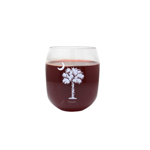 White Palmetto Tree Ever Drinkware Wine Tumbler