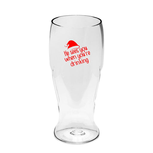 Santa Sees EverDrinkware Beer Tumbler