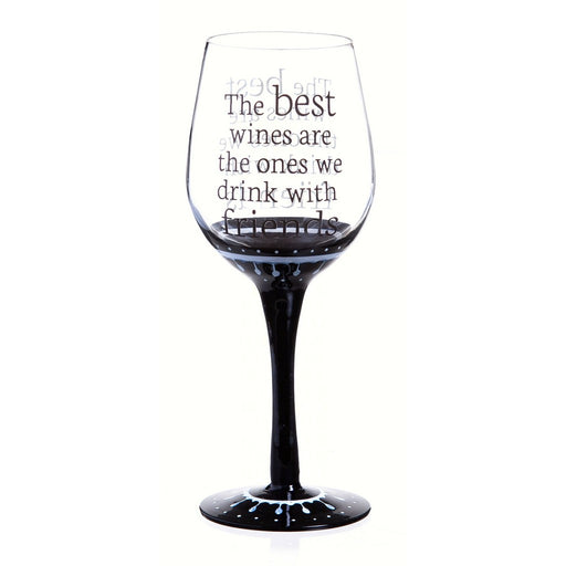 Classic Black Ink Wine Glass, The Best Wines