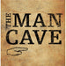 Paper Cocktail Napkin, The Man Cave