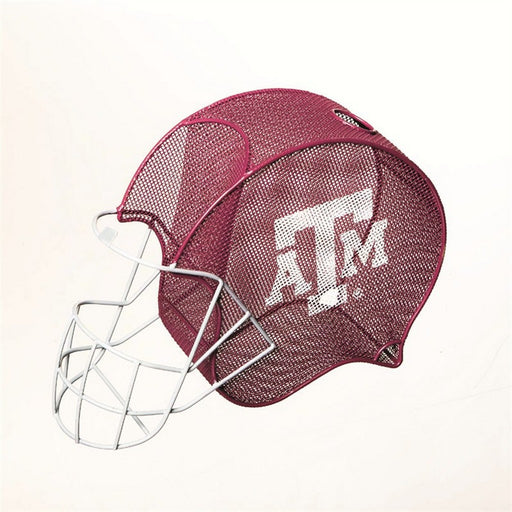 Texas A and M Helmet Cork Cage and Wine Bottle Holder
