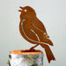 Painted Bunting Bird Silhouette