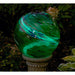 10 inch Green Swirl Illuminaire Gazing Globe