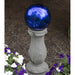 10 inch Chrome Blue Swirl Globe Gazing Ball