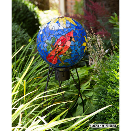 10 inch Cardinal Mosaic Globe