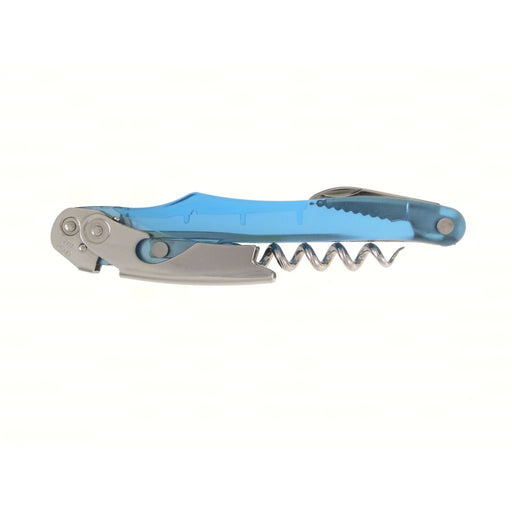 Syncro Double Axis Waiter's Corkscrew Blue Transparent