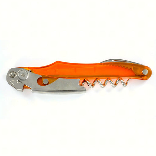 Syncro Double Axis Waiters Corkscrew Orange Transparent