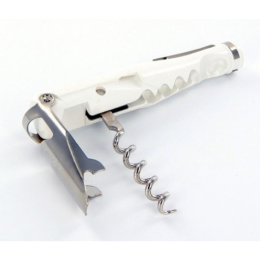 Vinnie Bottle Shape Corkscrew - White