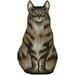 Maine Coon Cat Doorstop