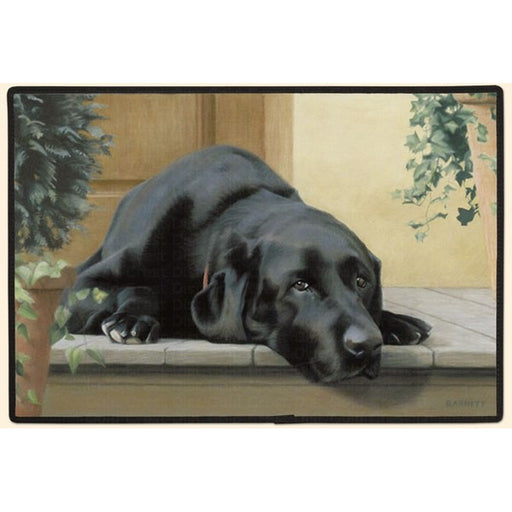 Black Lab Porch Doormat