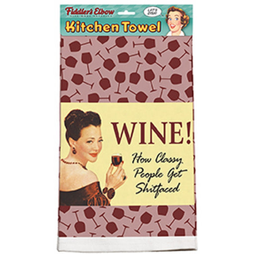 Wine! How Classy Towel
