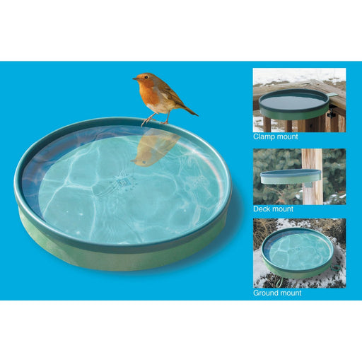 3-In-1 Heated Birdbath Green/Light Green