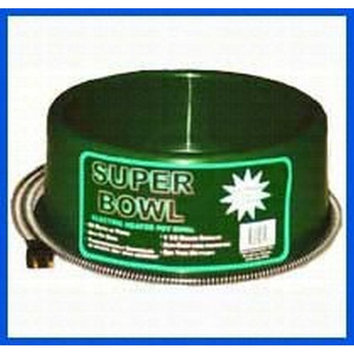 Round Heated Pet Bowl (60 Watt) Green