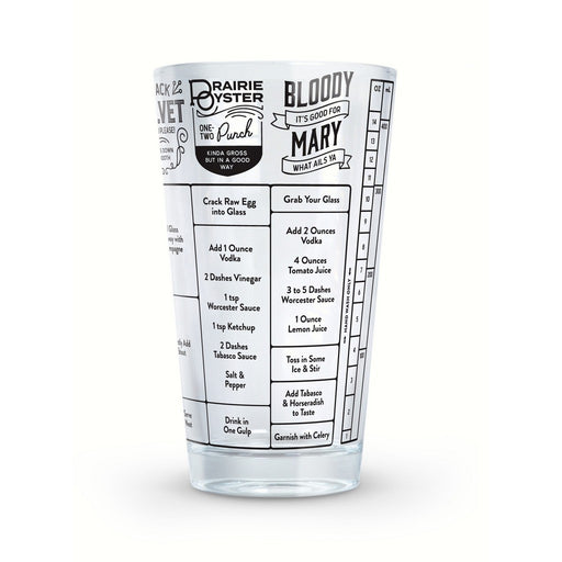Good Measure Hangover Recipe Glass