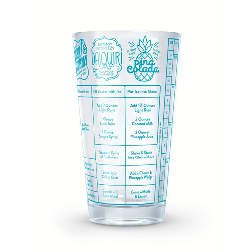 Good Measure Rum Recipe Glass