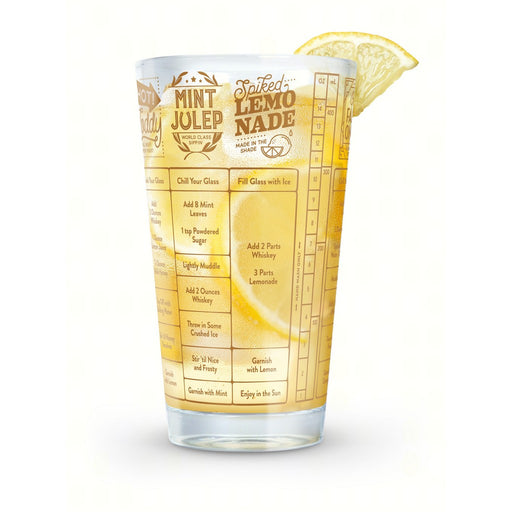 Good Measure Whiskey Recipe Glass