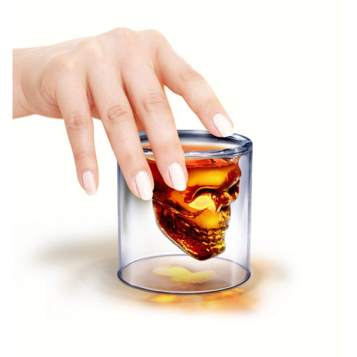 Doomed Skull Shot Glass