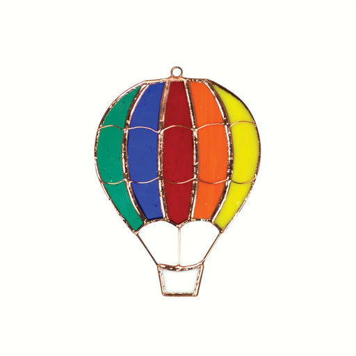 Stained Glass Rainbow Hot Air Balloon Suncatcher