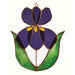 Stained Glass Iris Suncatcher