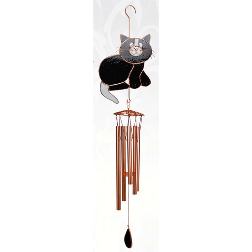 Black Cat Large Wind Chime