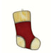 Stained Glass Red Stocking Suncatcher