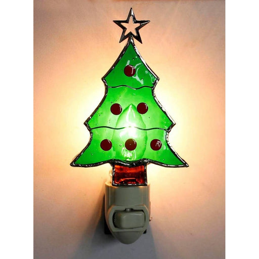 Stained Glass Christmas Tree Nightlight