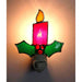 Stained Glass Red Candle Nightlight