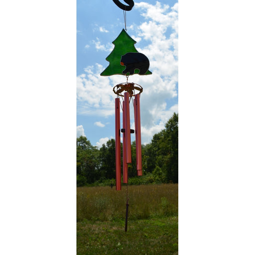 Black Bear withTree Wind Chime