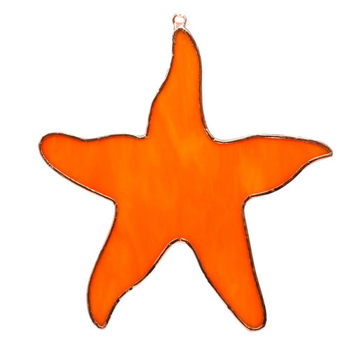 Stained Glass Starfish Suncatcher