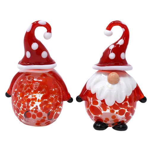 Blown Glass Gnomes Salt & Pepper Set