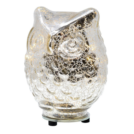 5 Inch Mercury Glass LED Owl
