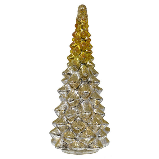 Gold & Silver Mercury Glass Tree Large