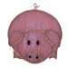 Stained Glass Pink Pig Suncatcher
