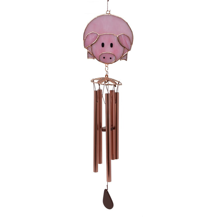 Pink Pig Wind Chime