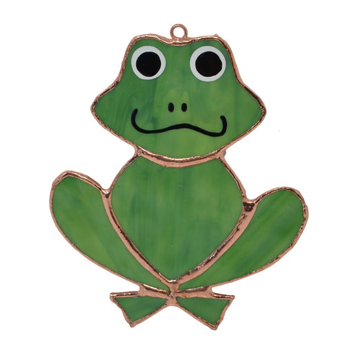 Stained Glass Frog Suncatcher