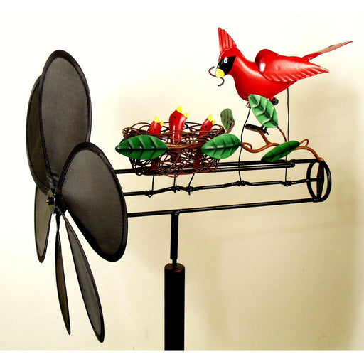 Cardinal Nest Whirligig