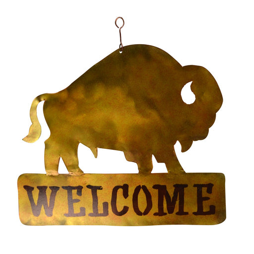 Bison Welcome Sign